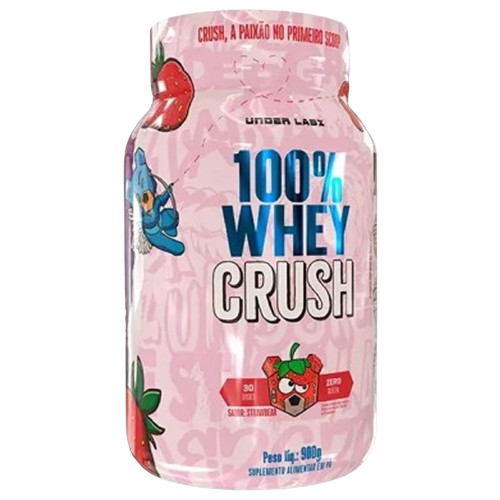 100% Whey Crush (900g) STRAWBEAR - Under Labz