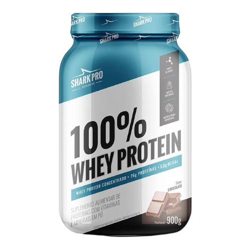 100% Whey Protein Chocolate 900g - Shark Pro