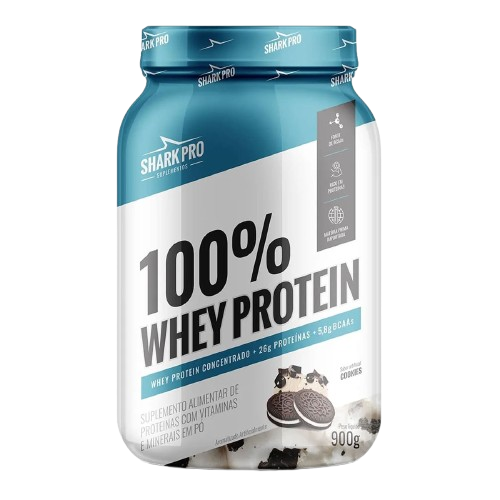 Whey 100% Whey Protein Concentrado - Shark Pro Sabor Cookies
