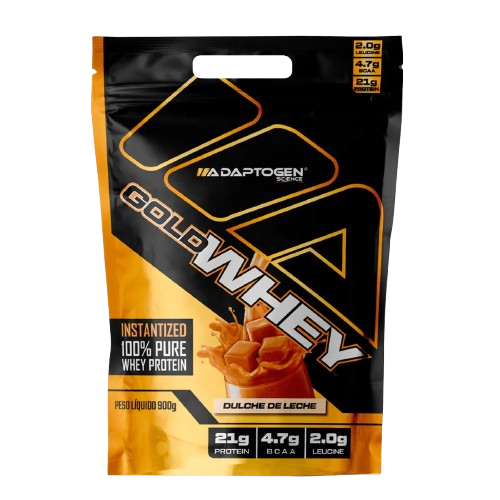 Gold Whey 900g Refil - Adaptogen Doce de Leite