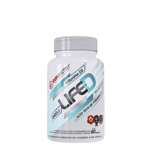 Multivitamínico Life D Vitamina D 60 Cápsulas - Euronutry