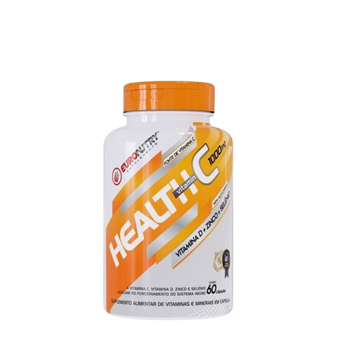 Health C 1000mg Vitamina C – 60 CÁPSULAS - EURO NUTRY