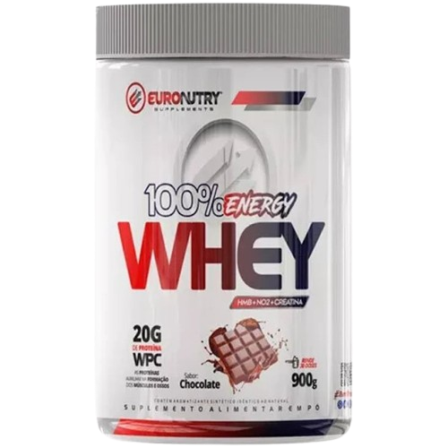 100% whey energy  euronutry  sabor Chocolate