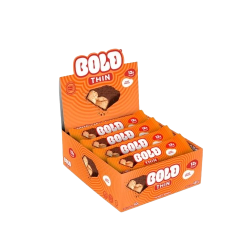 Barra de Proteina Bold Thin (Caixa 12 unidades de 40g) - Bold Snacks
