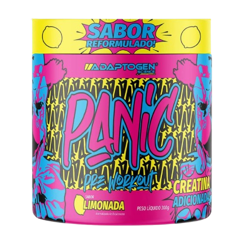 Pré Treino Adaptogen Panic Super Concentrado Limonada 300g