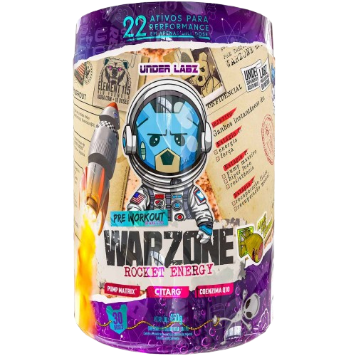 Pré Treino Warzone Rocket  Energy - Pink Lemonade (450g) - Under Labz